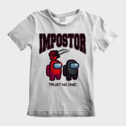 Among Us Purple Trust Noone Unisex Kids T-Shirt