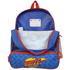 Blaze Backpack And Lunch Bag Set -Children Products Shop BLAZE2055 Blaze Backpack and Lunchbag Set Open