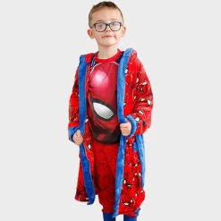 Spider-Man Spiderman Dressing Gown And Pyjama Set