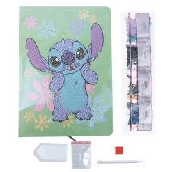 Disney Stitch Crystal Art Notebook -Children Products Shop CANJ DNY604 Stitch Crystal art Notebook 5