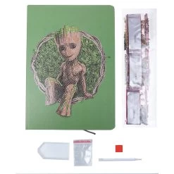 Groot Marvel Crystal Art Notebook -Children Products Shop CANJ MCU922 Groot Notebook 4
