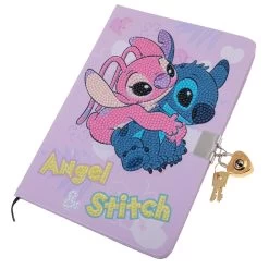 Disney Stitch And Angel Crystal Art Diary