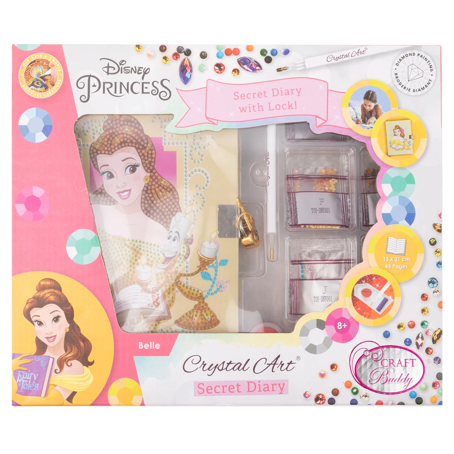 Disney Princess Belle Crystal Art Diary 9 Disney Princess Belle Crystal Art Diary - Image 7