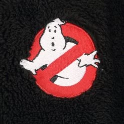 Ghostbusters Unisex Dressing Gown -Children Products Shop GHB03885DGB Ghostbusters LogoDressingGown FrontCloseUp