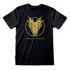 House Of The Dragon T-Shirt 1 House Of The Dragon T-Shirt -Children Products Shop HOD04409TSB HouseOfTheDragon GoldInkSkull UnisexBlackTee