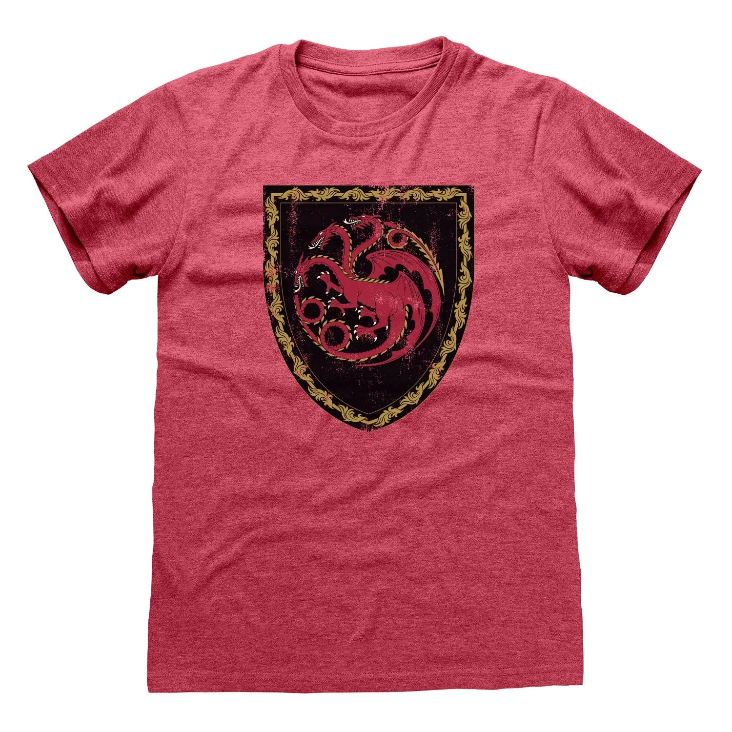House Of The Dragon Targaryen Crest T-Shirt 3 House Of The Dragon Targaryen Crest T-Shirt
