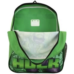 Hulk Backpack And Lunch Bag Set -Children Products Shop HULK3159 Hulk Backpack and Lunchbag Set open