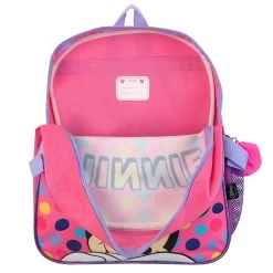 Disney Minnie Mouse Backpack And Lunch Bag Set -Children Products Shop MINNIE3168 MinnieMouse Backpack Open