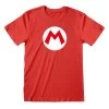 Adults Nintendo Super Mario Badge T-Shirt -Children Products Shop MRO00429TSC