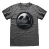 Mens Nightmare Before Christmas T-Shirt - Jack Sketch -Children Products Shop NBX01534TSC NBX SketchFace UnisexDarkHeatherTee