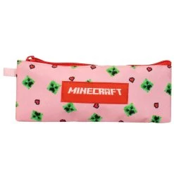 Minecraft Backpack Set - Pink And Green -Children Products Shop NDMIN82683 Minecraft Pink and Green Backpack Set pencilcase