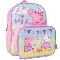 Peppa Pig Backpack And Lunch Box