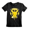 POKEMON Pokémon Kids T-shirt - Pikachu Rocks -Children Products Shop POK03483TKB Pokemon PikachuRocks Kids Black Unisex Tee
