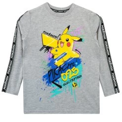 Pokemon Electrifying Pikachu Kids Long Sleeve T-Shirt