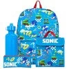 Sonic The Hedgehog 4 Piece Schoolbag Set