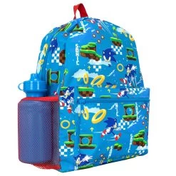 Sonic The Hedgehog 4 Piece Schoolbag Set -Children Products Shop SON4PCE3878 Sonic Bag 4 Piece 3