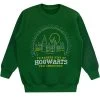 Ladies Harry Potter Hogwarts Christmas Sweatshirt -Children Products Shop SR HPTR 0005 Harry Potter Green POD Xmas Sweater 1 Square