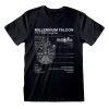 Mens Star Wars Sketch T-Shirt - Millennium Falcon