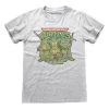 Mens Teenage Mutant Ninja Turtles T-shirt -Children Products Shop TMT03372TSC TeenageMutantNinjaTurtles RetroTurtle HeatherGreyUnisexTee