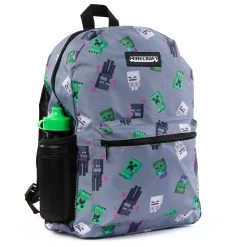 Minecraft Backpack - 4 Piece Set