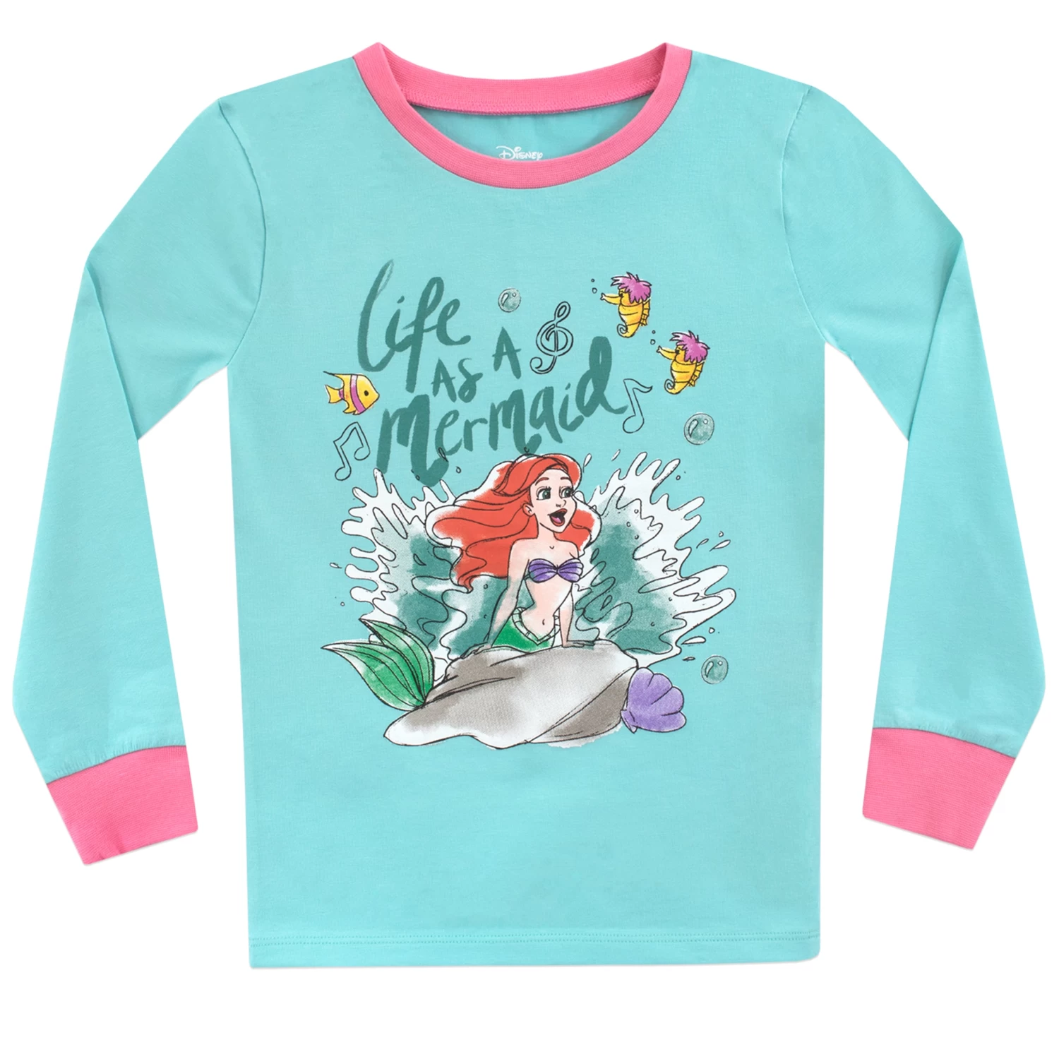 The Little Mermaid Pyjamas - Snuggle Fit 4 The Little Mermaid Pyjamas - Snuggle Fit - Image 2