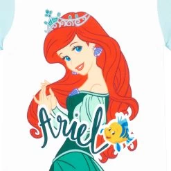 Disney Princess Pyjamas 2 Pack - Ariel And Belle 14 Disney Princess Pyjamas 2 Pack - Ariel And Belle -Children Products Shop arpj4467 Disney Princess 2 pack pyjamas ariel top close V2