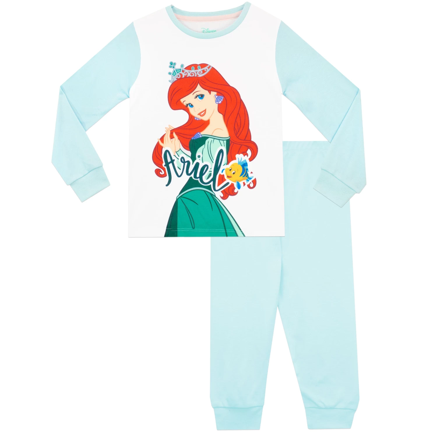 Disney Princess Pyjamas 2 Pack - Ariel And Belle 4 Disney Princess Pyjamas 2 Pack - Ariel And Belle - Image 2