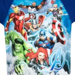 Marvel Avengers Two Piece Swim Set -Children Products Shop avss6634 Avengers swim Set Top close