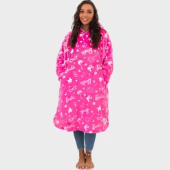 Womens Barbie Fleece Hoodie Blanket -Children Products Shop bahf098000
