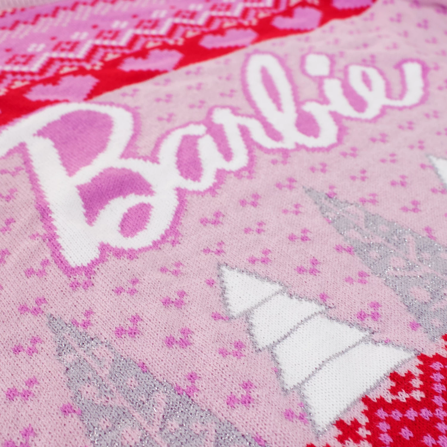 Girls Barbie Christmas Jumper 8 Girls Barbie Christmas Jumper - Image 6