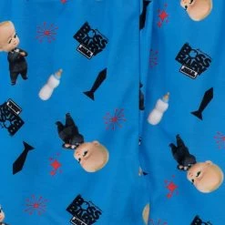 Boss Baby Pyjama Set 11 Boss Baby Pyjama Set -Children Products Shop bbpj5312 Boss Baby Pjs bottoms close up