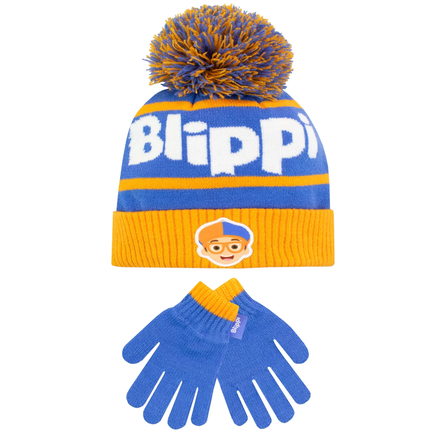 Kids Blippi Winter Hat And Gloves Set 3 Kids Blippi Winter Hat And Gloves Set