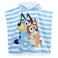 Bluey Hooded Towel Poncho -Children Products Shop blpo1553 Bluey Poncho 2