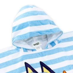 Bluey Hooded Towel Poncho -Children Products Shop blpo1553 Bluey Poncho 4