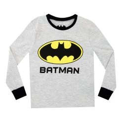 Batman Snuggle Fit Pyjamas 9 Batman Snuggle Fit Pyjamas -Children Products Shop bmpj6741 Batman Pyjamas top close up