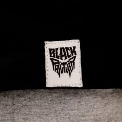 Mens Black Panther Short Pyjamas -Children Products Shop bppj8457 Black Panther Mens Short Pjs Model Closeup 2