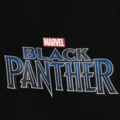 Black Panther Short Pyjamas -Children Products Shop bppj9568 Black Panther Short PJs bottoms close