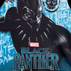 Black Panther Short Pyjamas -Children Products Shop bppj9568 Black Panther Short PJs top close