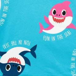 Baby Shark Sweatshirt And Jogger Set -Children Products Shop bssj2154 Baby Shark Sweatshirt and Joggers Top Close Up