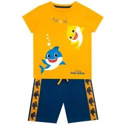Baby Shark Top And Shorts Set