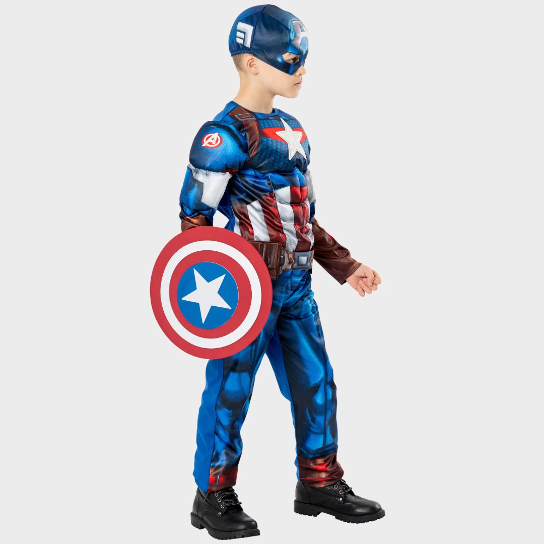 Captain America Fancy Dress 4 Captain America Fancy Dress - Image 2