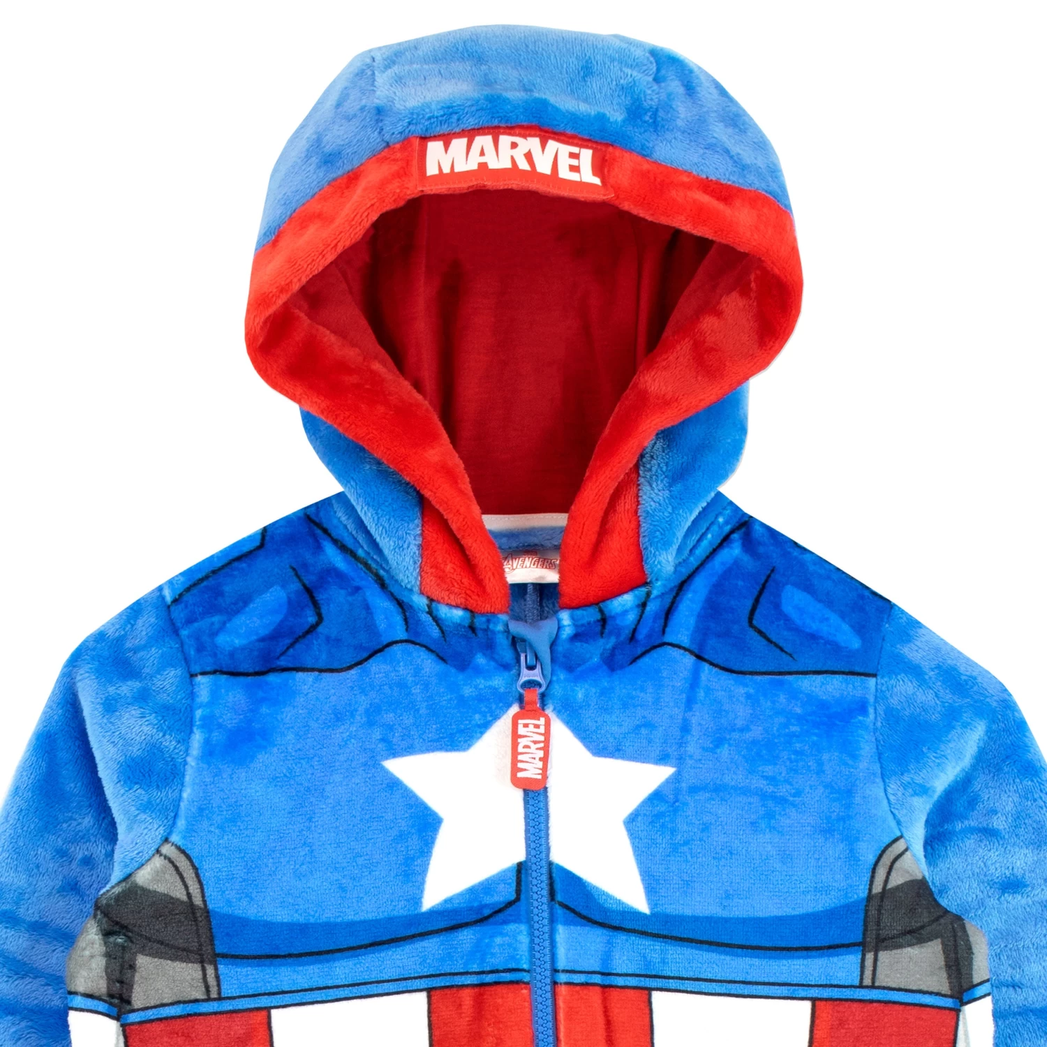 Kids Captain America Onesie 6 Kids Captain America Onesie - Image 4