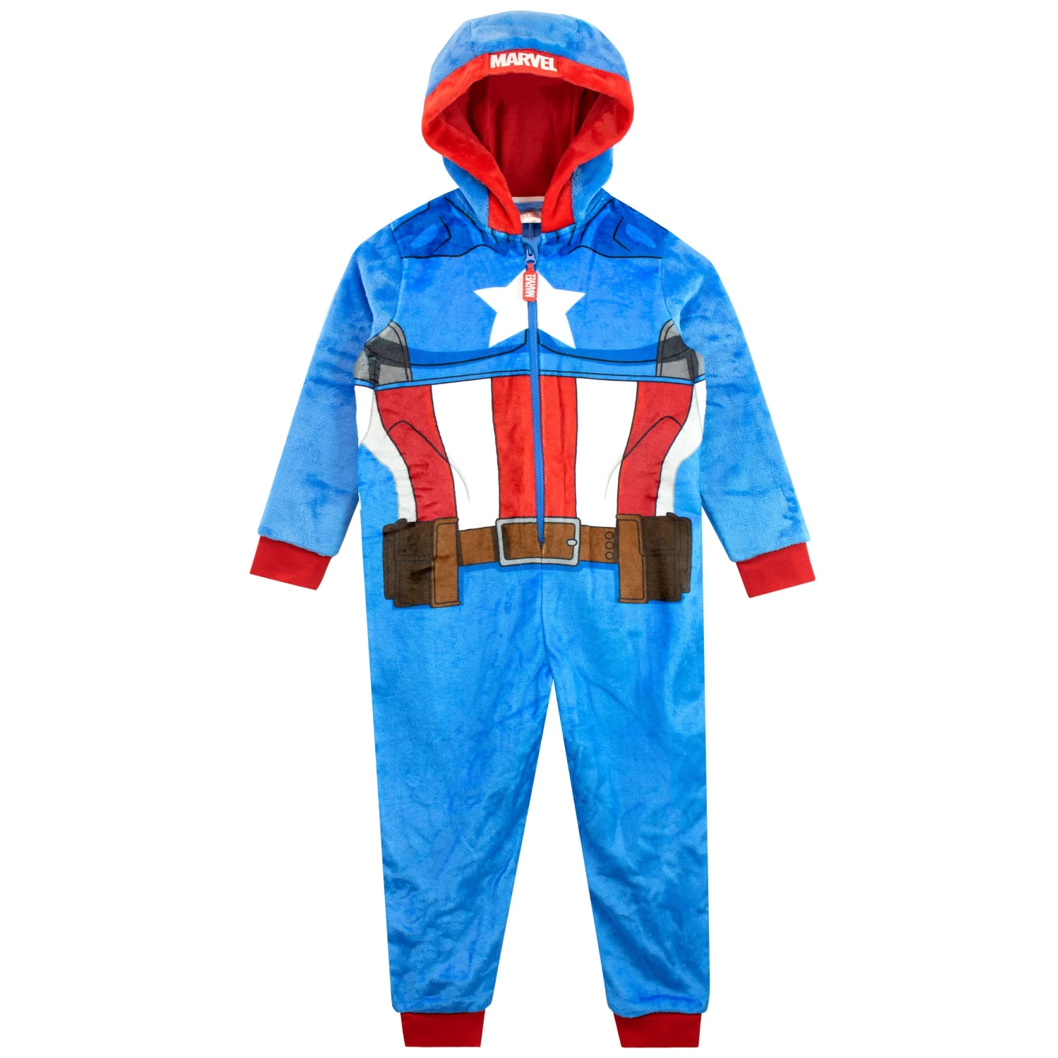 Kids Captain America Onesie 5 Kids Captain America Onesie - Image 3