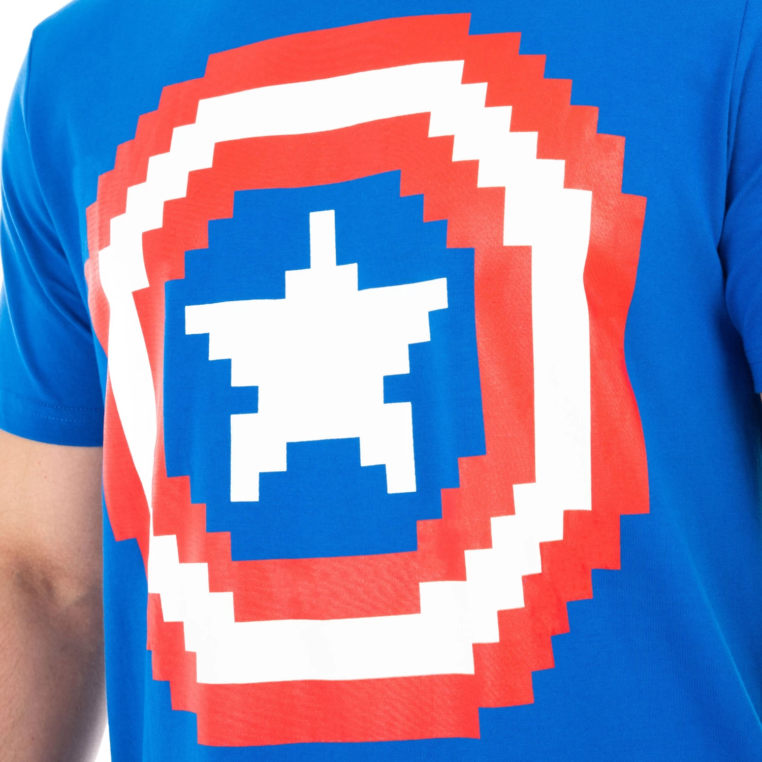 Mens Captain America Short Pyjamas 4 Mens Captain America Short Pyjamas - Image 2