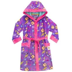 CoComelon Dressing Gown -Children Products Shop cmdg2837 cocomelon dressing gown hood up front