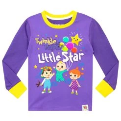 Kids CoComelon Snuggle Fit Pyjamas 14 Kids CoComelon Snuggle Fit Pyjamas -Children Products Shop cmpj7819 Girls Cocomelon Pyjamas top