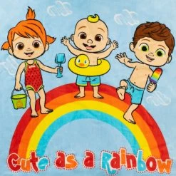 CoComelon Towel Poncho -Children Products Shop cmpo37840001 Cocomelon Poncho Towel front close