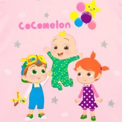 CoComelon T-shirt - JJ -Children Products Shop cmts3472 Girls Cocomelon tee closeup