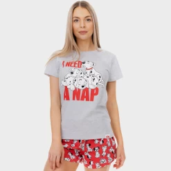 Ladies 101 Dalmatians Pyjama Set