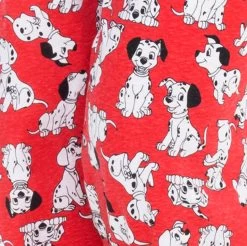 Ladies Disney 101 Dalmatian Pyjamas -Children Products Shop dapj9654 Womens Dalmatian PJ closeup bottoms